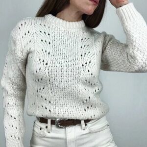 Urban Outfitters Cream Knit Sweater
